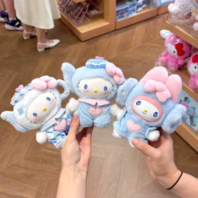 52TOYS Sanrio Blaue Flatter-Serie, Plüsch-Entspannungsspielzeug, Blau - Bild 3