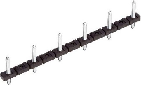 PTR Hartmann Stiftleiste Standard Schwarz mit 9 Polzahlen und 10mm Rastermaß - Bild 1