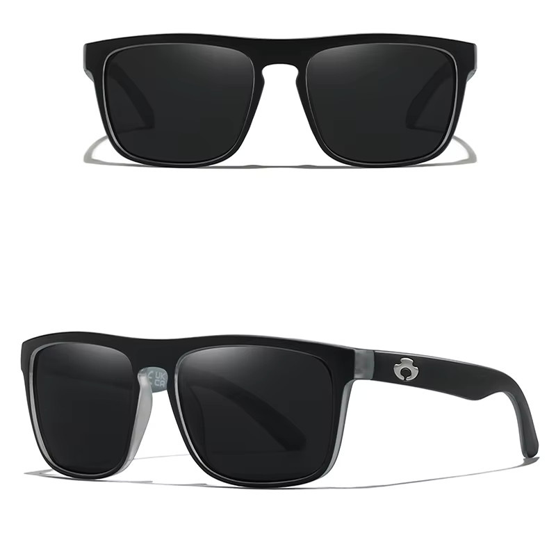 BLUE OTTER BT05 Sonnenbrille, Vollrand, Kunststoff, Schwarz, Unisex - Bild 4