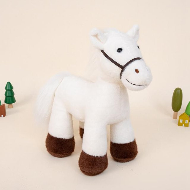 Yiran toy Chinesisches Tierkreiszeichen Simulation Pferd, Plüschtier, 25cm - Bild 1