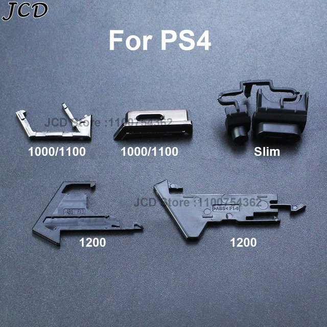 JCD Ersatz-Netzknopf-Clip in Schwarz für Sony PlayStation PS4 1000, 1100 und 1200 Slim Konsolen - Bild 1