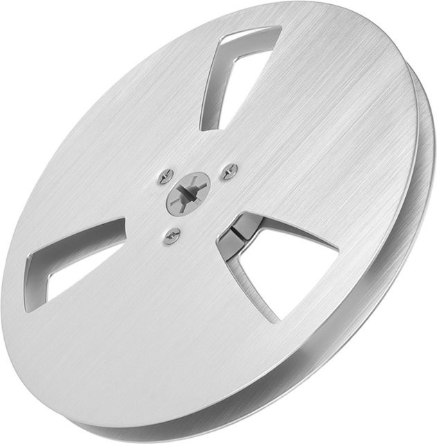 Universelle leere Bandspule aus Aluminiumlegierung mit 3 Löchern von mfySpace in Silber - Bild 1