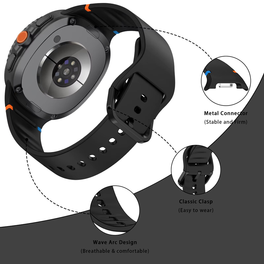 Samsung Uhrenarmband Silikon, Unisex - Bild 4