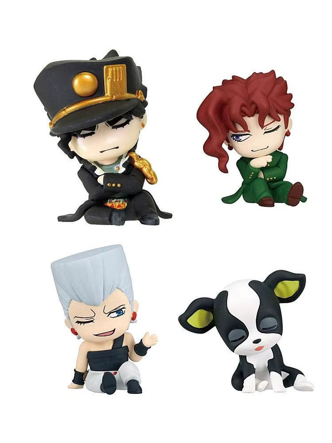 Bandai JoJo's Bizarre Adventure Sitzende Figuren, 4-teiliges Set - Bild 3