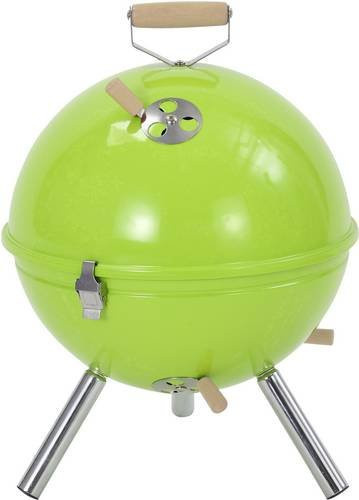 Tepro Garten Mini Kugelgrill Crystal Holzkohlegrill mit 29 cm Grillfläche in Apfelgrün - Bild 1