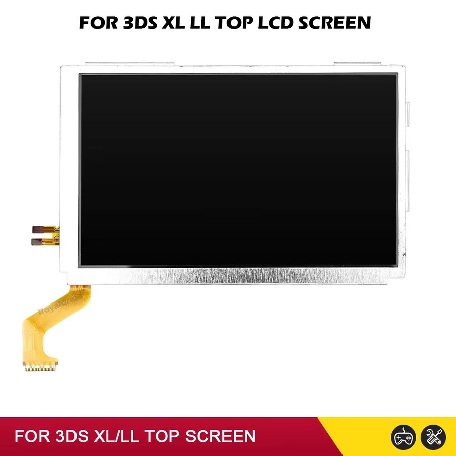 Nintendo Ersatz-LCD-Bildschirm Set für 3DS XL LL Oberes und Unteres Display in Schwarz - Bild 2