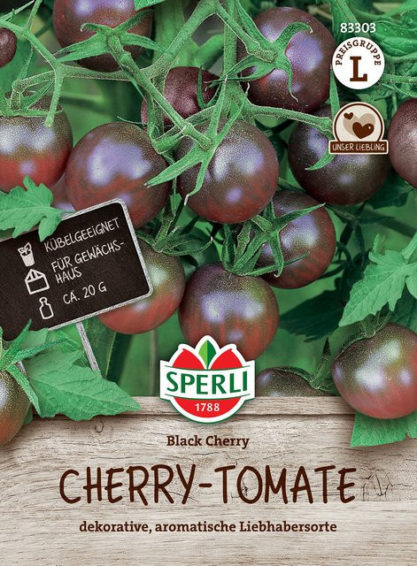 SPERLI Cherrytomaten-Samen Black Cherry - Bild 1