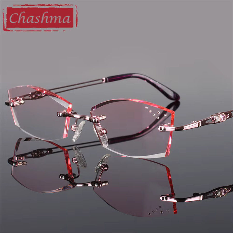Chashma Korrektionsbrille randlos, Titan, Damen - Bild 1