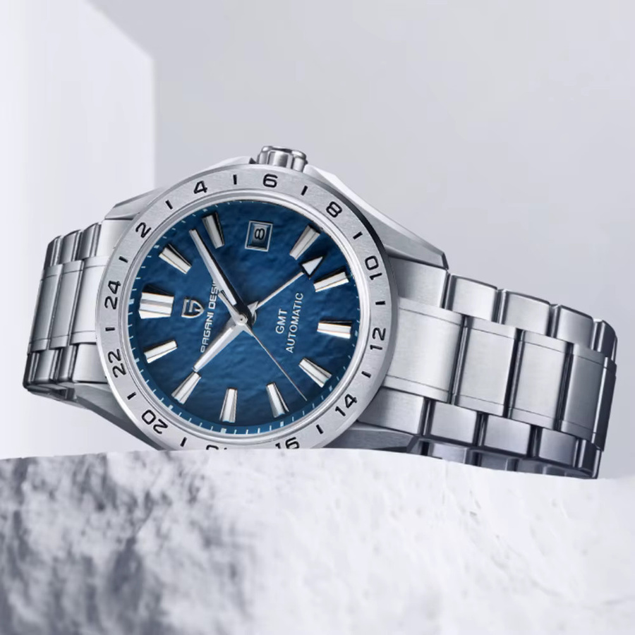 PAGANI DESIGN Armbanduhr GMT, Automatik, Edelstahl, 39 mm, Herren - Bild 3