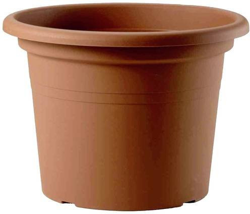 euro3plast Pflanzkübel Cilindro aus Kunststoff in Terracotta - Bild 1