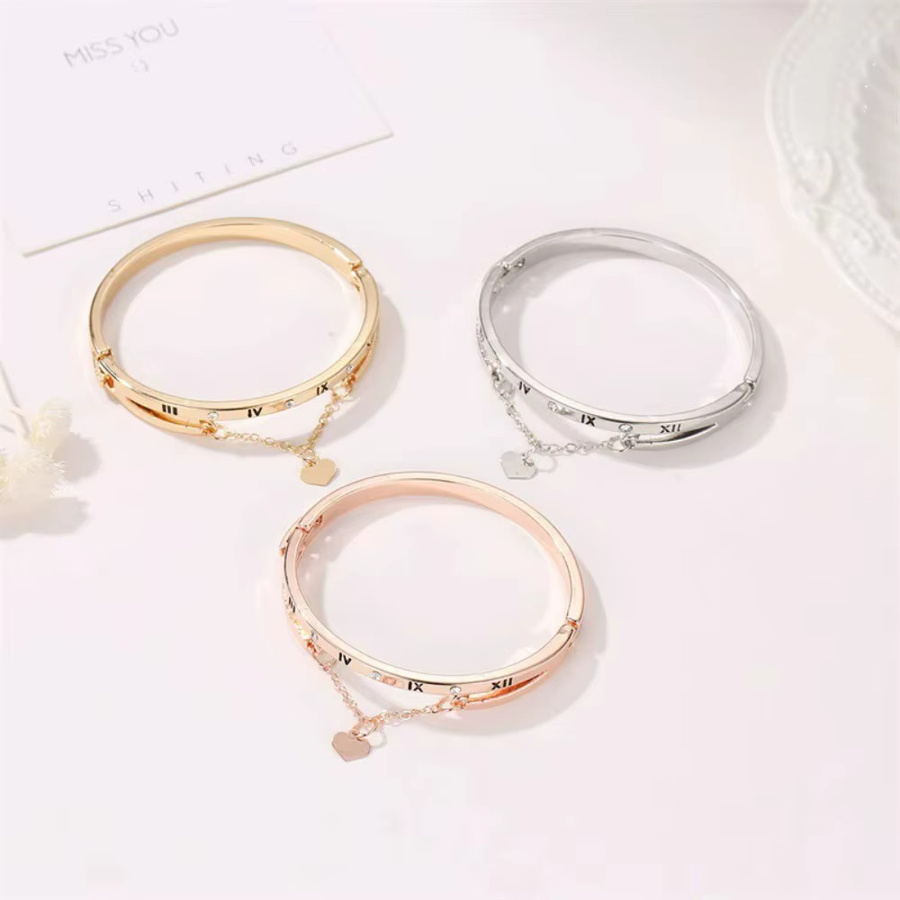 SUEMNG Armband, Edelstahl, Roségold, Damen - Bild 2