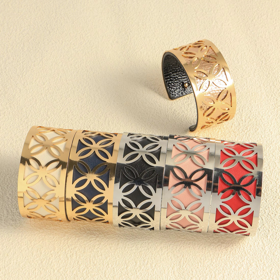 LNCHRAN Lederarmband, Schmetterlingsmuster, Damen - Bild 2