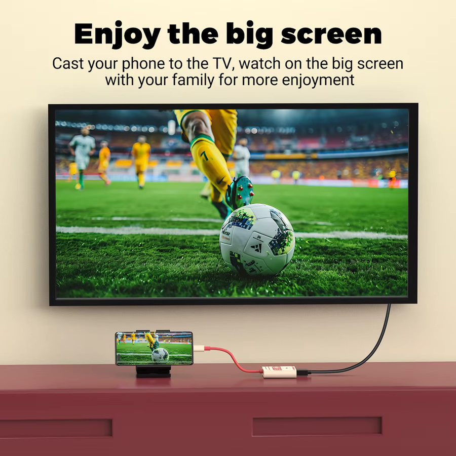 Gopala Tragbares Switch OLED TV-Dock in Weiß mit HDMI, USB 3.0 und USB-C 100W Ladeanschluss, unterstützt 4K UHD und 1080P Videoausgang sowie USB-Hub für Nintendo Switch - Bild 3