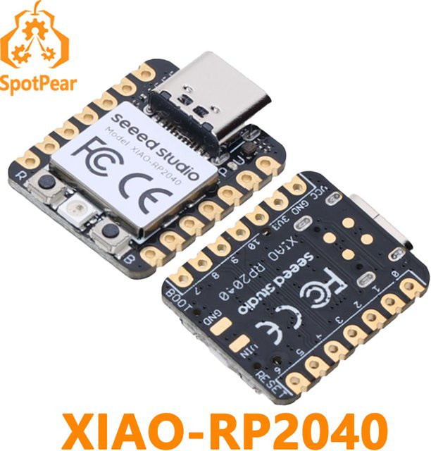 Seeed Studio Xiao RP2040 Supermini Board für Arduino MicroPython und CircuitPython in Schwarz - Bild 1