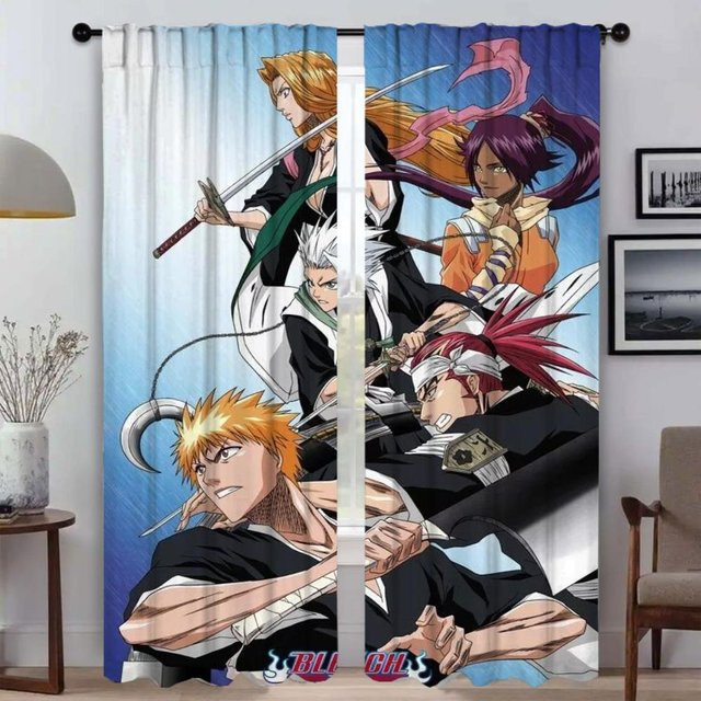 Bleach Verdunkelungsvorhang mit Moskitonetz und Tüll für Schlafzimmer und Wohnzimmer, 2er-Set, Mehrfarbig, Breite: 50 cm, Höhe: 70 cm - Bild 1