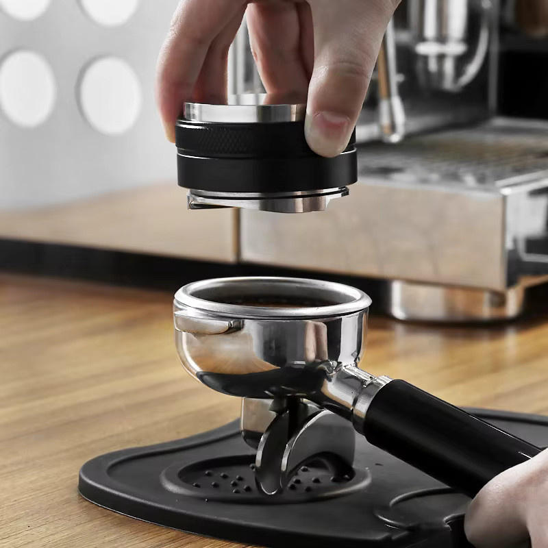OANKR Kaffeeverteiler und Espresso-Stampfer aus Edelstahl als Doppelkopf-Nivelliergerät für Breville Bodenlose Siebträger, Durchmesser: 53 mm - Bild 3