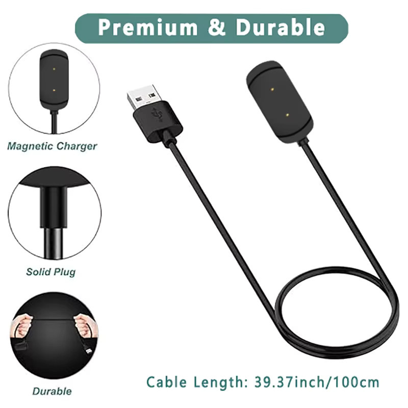 Huami USB Ladekabel für Amazfit T-Rex, GTR und GTS 42/47mm Smartwatch, Schwarz - Bild 3