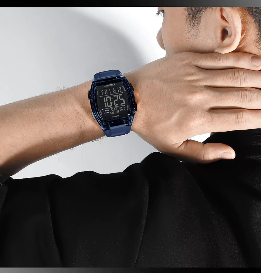 Naviforce Digitaluhr, Kunststoff, Schwarz, Herren - Bild 5