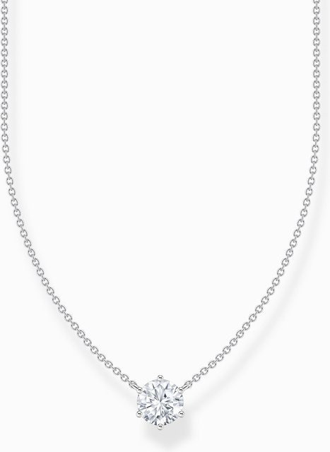 Thomas Sabo Halskette 925 Silber, Zirkonia, Damen - Bild 1
