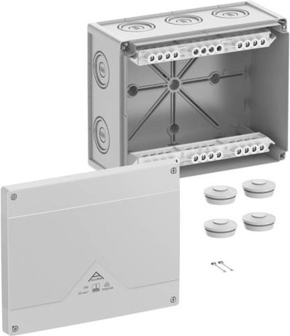Spelsberg Abzweigkasten Grau IP66 IP67 IP69 L 20,2 cm x B 25,2 cm x H 12,0 cm - Bild 1