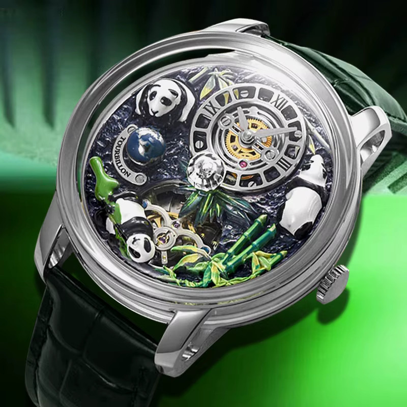 PINDU Armbanduhr Automatik, Edelstahl, Silber, Herren - Bild 3