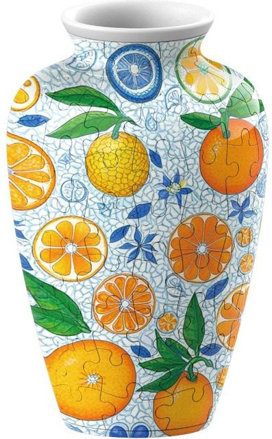 Yanhebin 3D Puzzle Vase Wasserdicht mit floralem Design in Multicolour - Bild 1