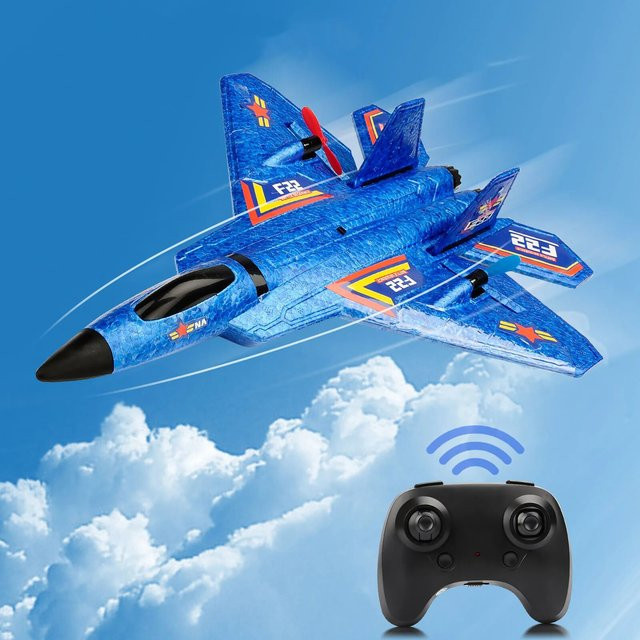 ANTSIR F22 Raptor RC Flugzeug, Segelflugzeug, mit Led-leuchten - Bild 1
