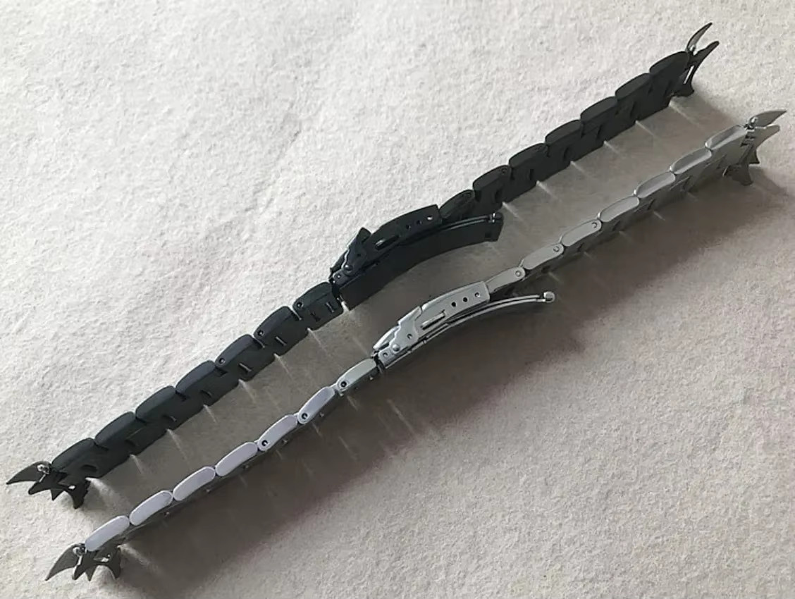 MULILAI Uhrenarmband Edelstahl, Silber, Herren, 20mm 22mm - Bild 4