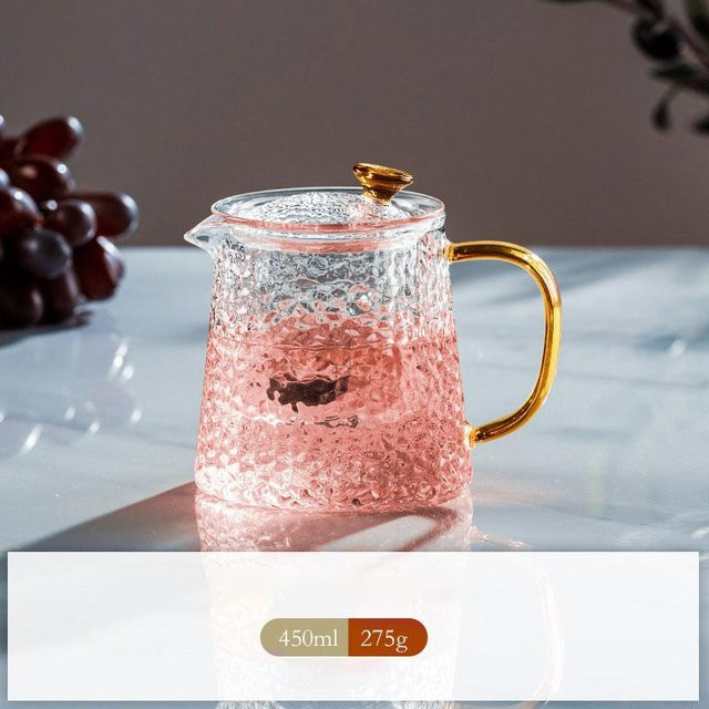 Bestbags Hitzebeständige Glasteekanne mit Teesieb in Transparent für Kung-Fu-Tee, Puer-Tee und Blumentee - Bild 1