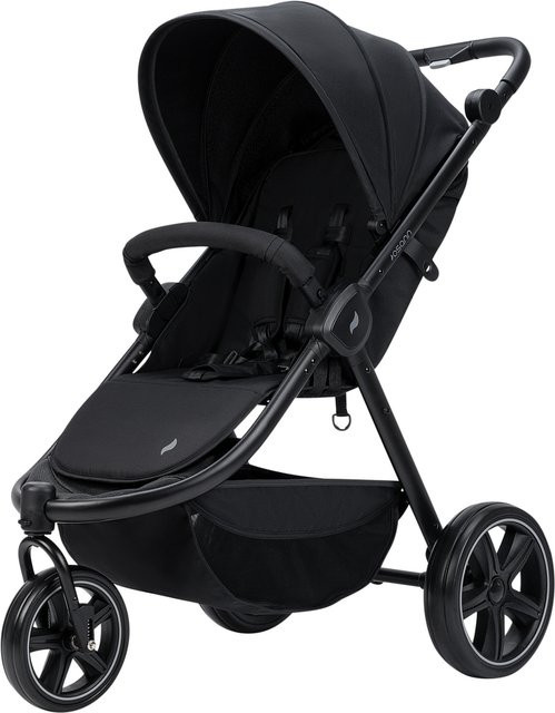 OSANN Sport-Jogger Cori 3-Rad-Buggy in Schwarz mit Einhand-Faltmechanismus, Federung und schwenkbaren Rädern - Bild 1