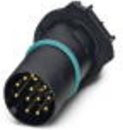Phoenix Contact 1441985 Sensor-Aktor-Einbausteckverbinder M12, 12 Polzahl, Schwarz - Bild 1