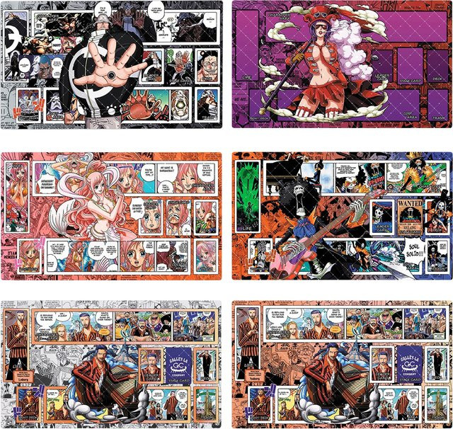 Bandai One Piece Kampfspielmatte, Sammelkarten-Brettspielmatte, Bunt / Mehrfarbig - Bild 1