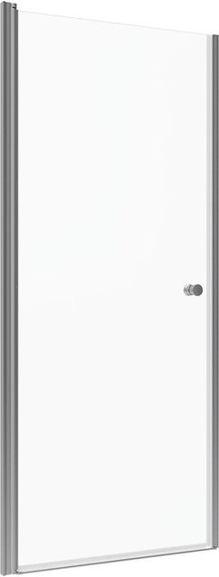 Aquabatos Nano Nischentür Duschkabine als Drehtür aus 6 mm Sicherheitsglas, Farbe: Transparent, Breite: 75 cm, Höhe: 197 cm - Bild 1