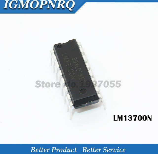 5er Set LM13700N DIP-16 Transistor in Schwarz - Bild 1