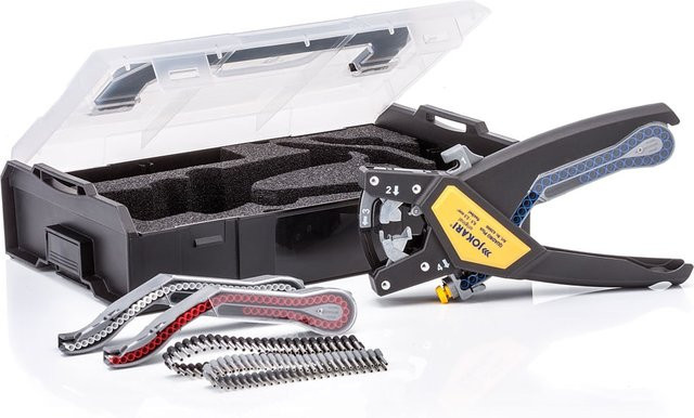 Jokari Kabelverarbeitungs-Set mit Automatikabisolierzange QUADRO Plus in Schwarz, Querschnitt 0,5-2,5 mm² - Bild 1