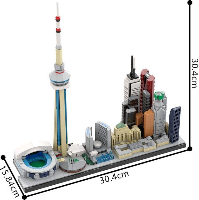 Gobricks MOC-220320 Skyline von Toronto Bausteine ab 14 Jahren - Bild 1