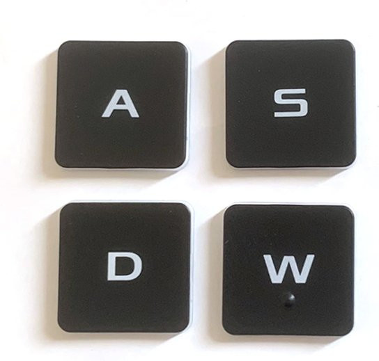 Asus Ersatz-Schlüsselkappen mit Scheren-Clip und Scharnier in Schwarz für TUF FX80 FX86 FX95 FX505 FX504 FX705 ZX80G FZ80 FX80G GL703G - Bild 1