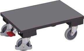 Cordes Euro-System-Roller RAL 7016 Anthrazit mit Boden aus Stahl - Bild 1