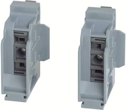ABB ZLSP921 Sockelendstück Smissline TP Power Bar 400A Endplatte rechts, grau - Bild 1