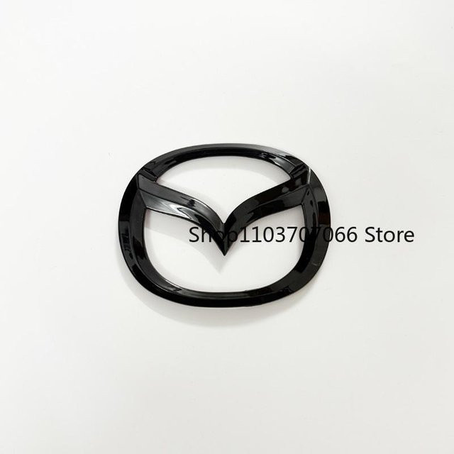 Mazda CX-5 Logo Sticker Set in Schwarz für Motorhaube, Frontgrill und Heckklappe (Modelle 2013 bis 2025) - Bild 1