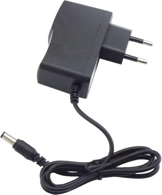 XHJ12 Netzteil Adapter 8V 1A DC Konverter mit EU-Stecker in Schwarz - Bild 1