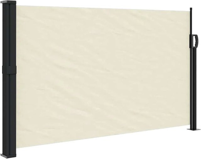 Furnicato Seitenmarkise ausziehbar Creme B: 120 cm, T: 500 cm - Bild 1