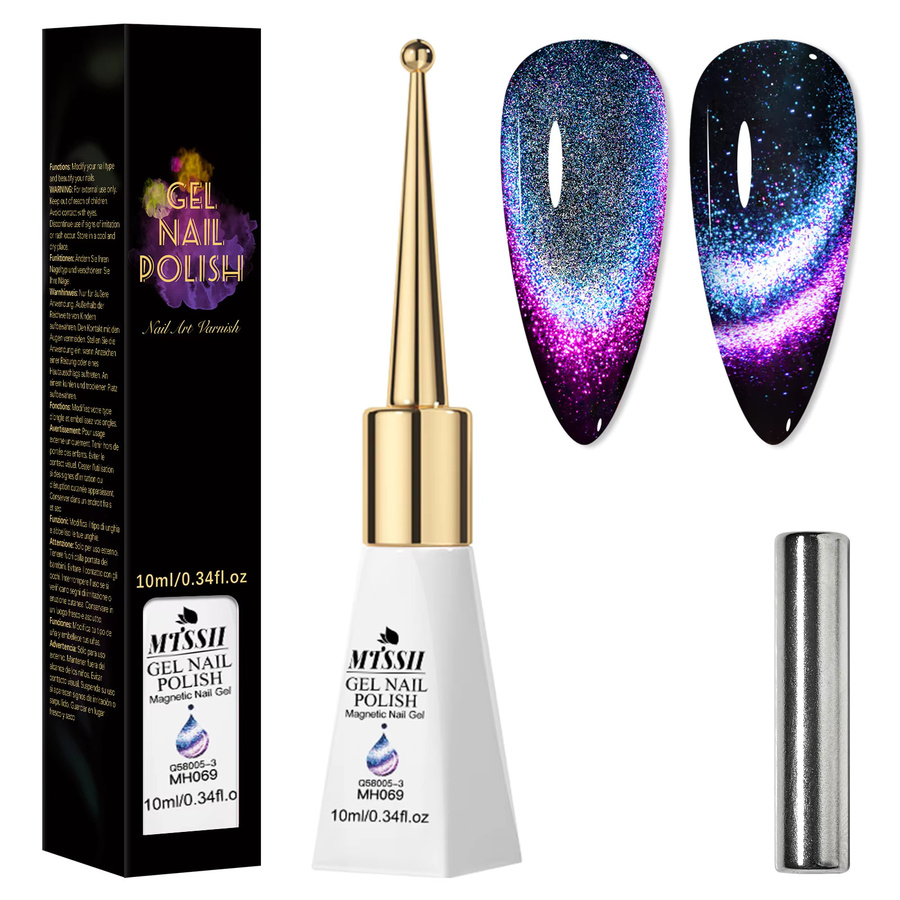 Mtssii Nagelgel-Set, 2-teilig, Holographisch, Schimmernd - Bild 4