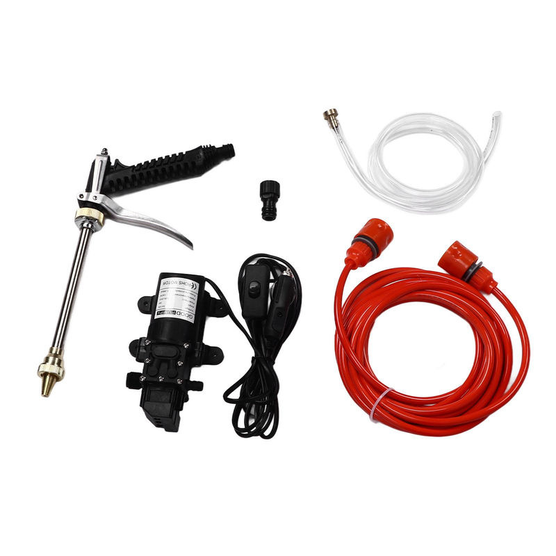 mfySpace 12V 100W Hochdruck Wasserpumpe mit G1/2 Außengewinde als tragbares Gartenwassersprinkler-Set und Hochdruckreiniger für dein Auto - Bild 4