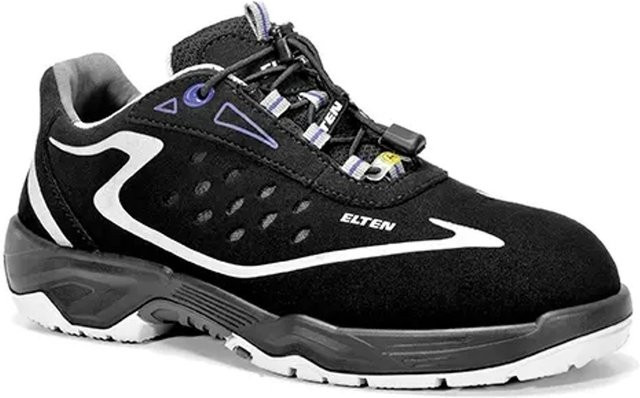 Elten Sicherheitshalbschuh Rusher Low ESD S1 in Schwarz, Größe 39 - Bild 1