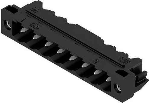 Weidmüller Stiftgehäuse-Platine BL/SL 5.08 Schwarz, 8 Polzahl, Rastermaß: 5.08 mm, 50 Stück - Bild 1
