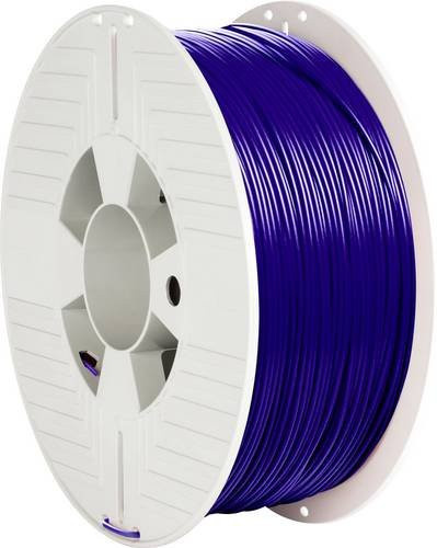 Verbatim PLA-Filament für FDM 3D-Druck, Durchmesser: 1,75 mm, Farbe: Blau, Gewicht: 1000 g - Bild 1