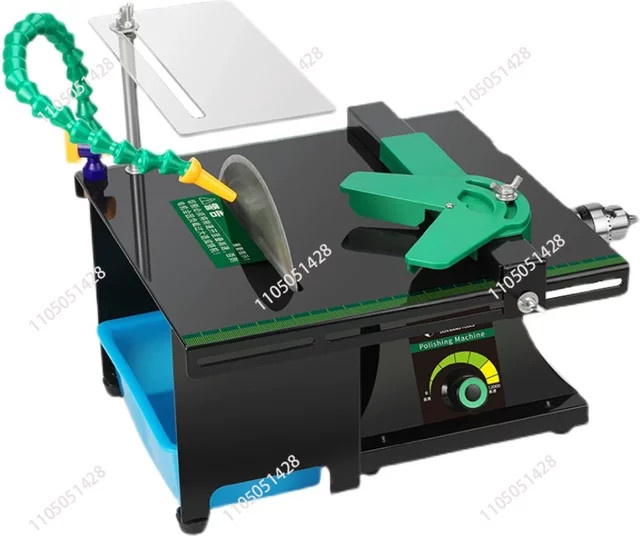 Multifunktions Mini Tischkreissäge Schwarz 220V zum Schneiden, Schleifen und Polieren von Stein und Jade - Bild 1