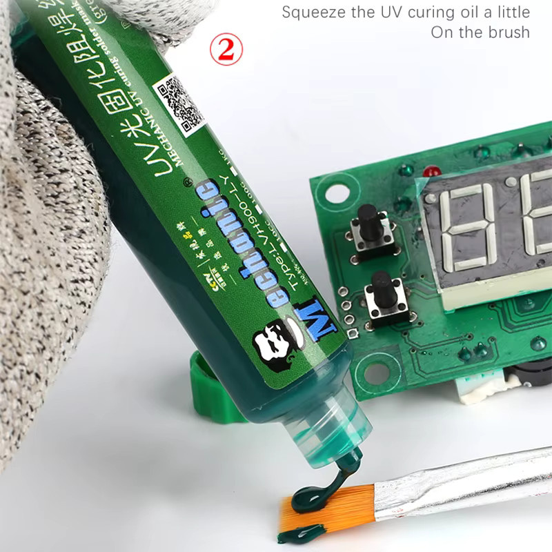 MECHANIC UV-Lichthärtung BGA PCB Lötmaske Tinte in Blau - Bild 4