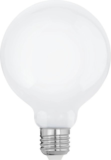 Eglo LED Leuchtmittel E27 Globeform in Weiß, 9 W, Warmweiß, Opalglas - Bild 1